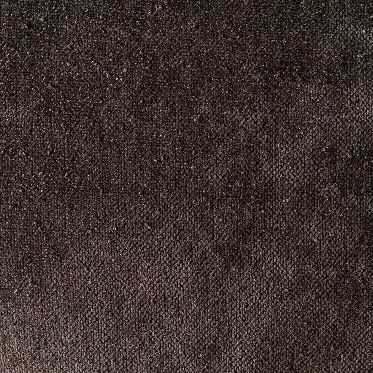Fauteuil tissu chenille Cali marron