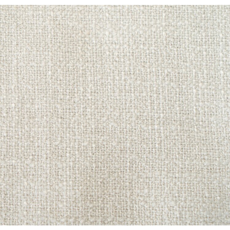 Fauteuil Jade tissu lin blanc cassé