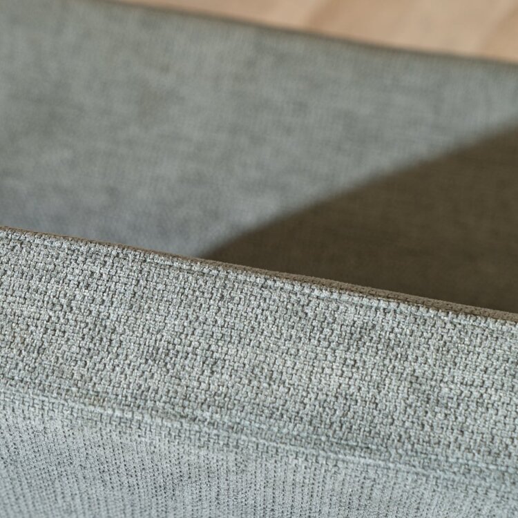 Banc de salle à manger scandinave Espen vert tissu recyclé 190 cm