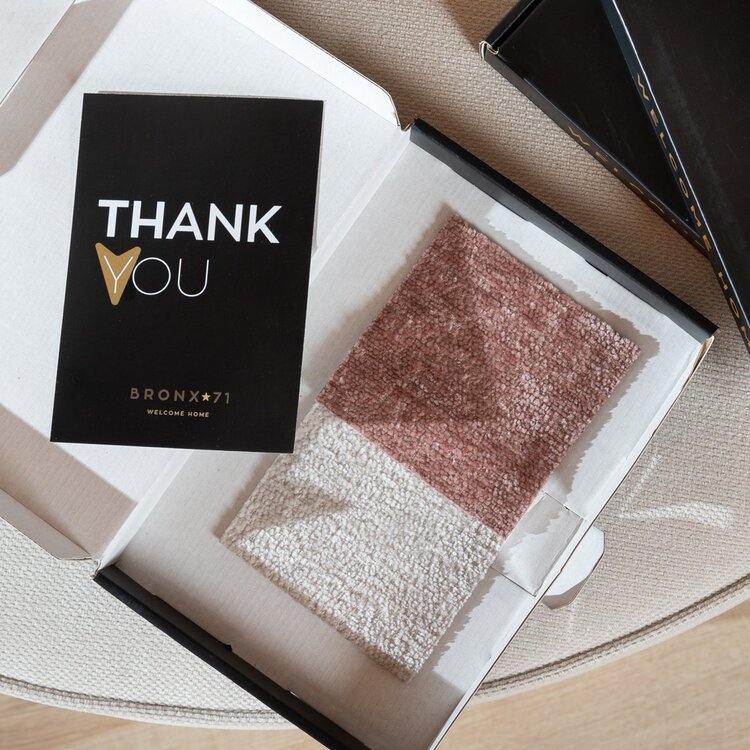 Kit d'échantillons de tissu chenille Feel me