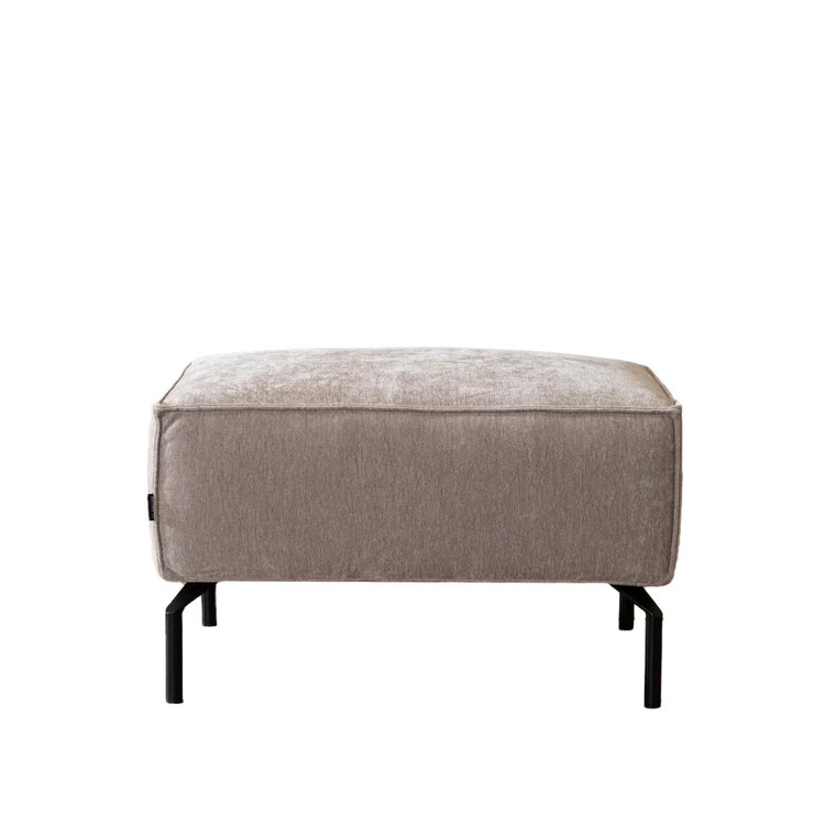 Pouf scandinave Kansas taupe mélange