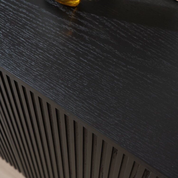 Buffet Haley chêne noir 160 cm