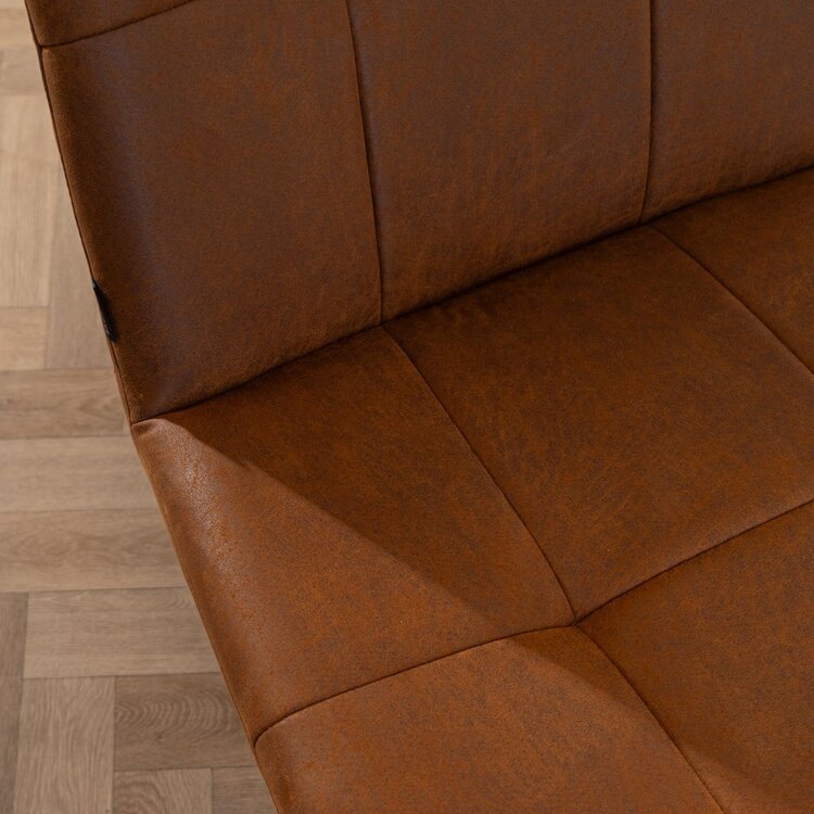 Fauteuil industriel Eevi cognac