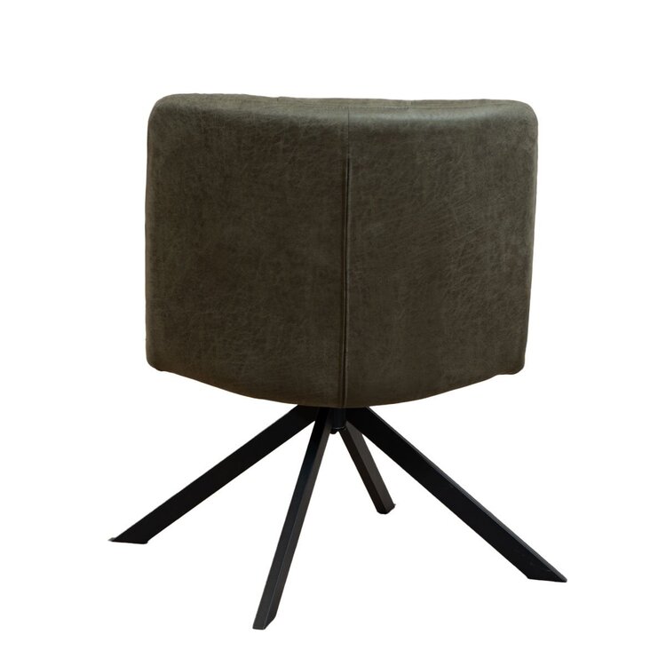Fauteuil industriel Eevi vert olive