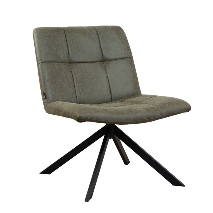 Fauteuil industriel Eevi vert olive