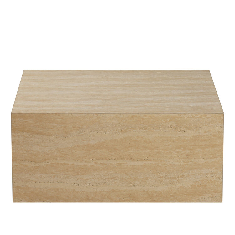 Table basse Ace travertin 75x75x40