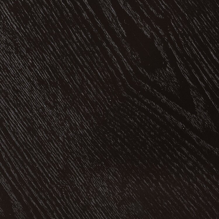 Table basse Ø90 cm Rio chêne noir