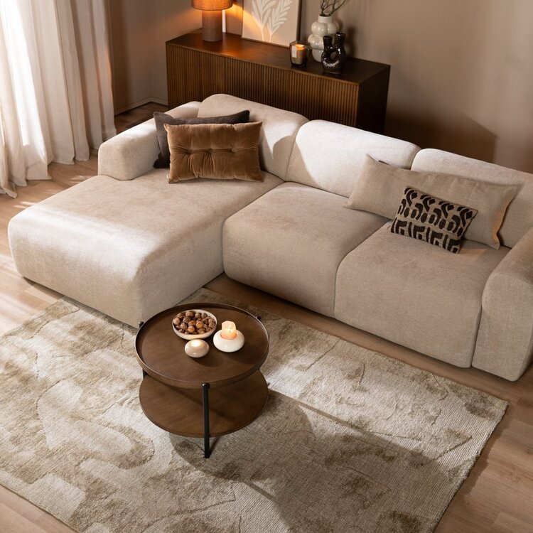 Table basse Ø58 cm Rio chêne rustique