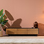 Meuble tv Thomas noir / chêne rustique 180 cm