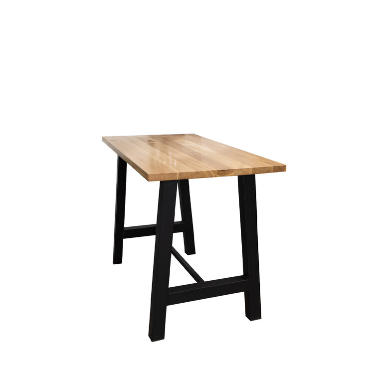 Table de bar en chêne massif Lena 160 x 80 cm