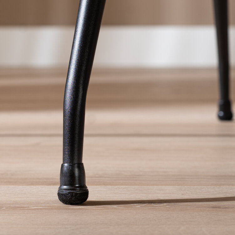 Lot de 4 protections de sol noires Ø14-19 mm