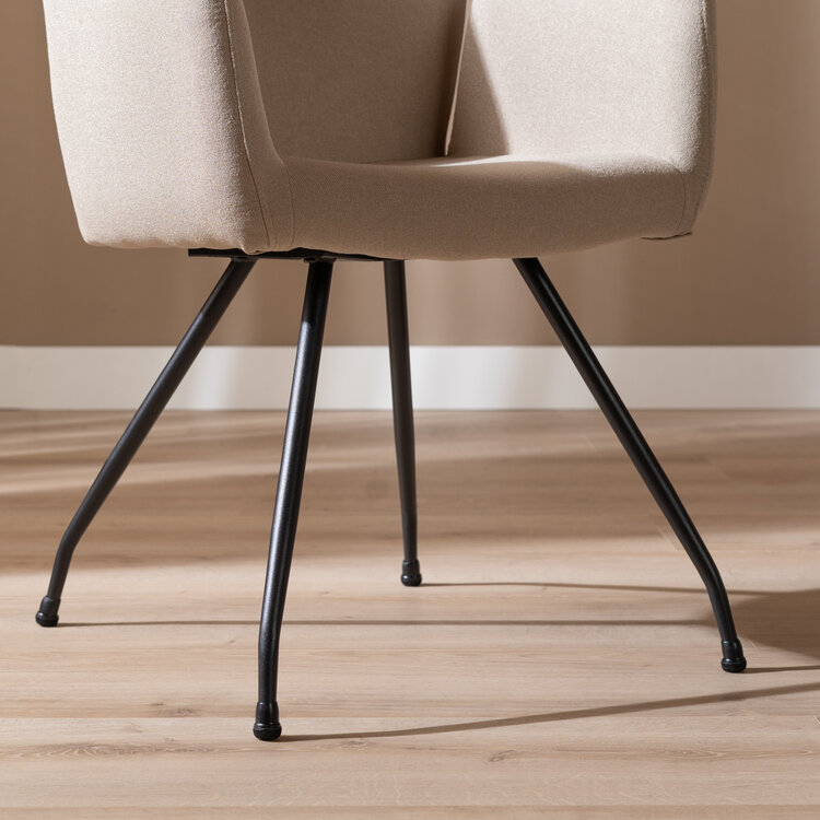 Lot de 4 protections de sol noires Ø14-19 mm