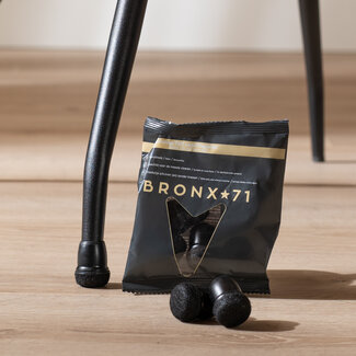 Lot de 4 protections de sol noires Ø14-19 mm