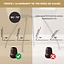 Lot de 4 protections de sol marron Ø14-19 mm