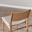 Chaise de salle à manger scandinave Elio chêne naturel/off white