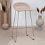 Tabouret de bar Ellen taupe design Scandinave 76 cm