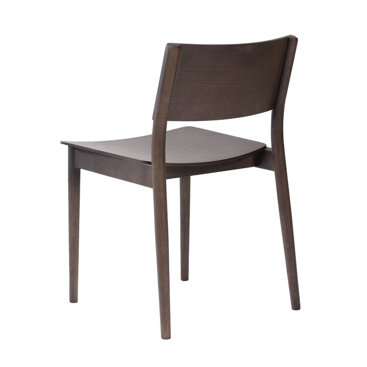 Chaise de salle à manger scandinave Juno noyer