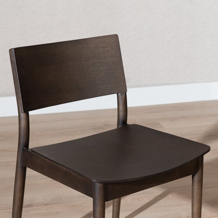 Chaise de salle à manger scandinave Juno noyer