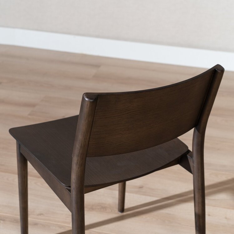 Chaise de salle à manger scandinave Juno noyer