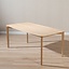 Table à manger scandinave Cala en chêne naturel 180 x 90 cm