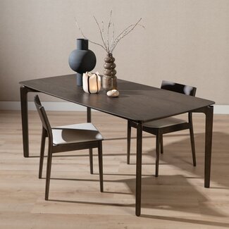Table à manger Cala noyer 180 x 90 cm