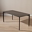 Table à manger scandinave Cala noyer 180 x 90 cm