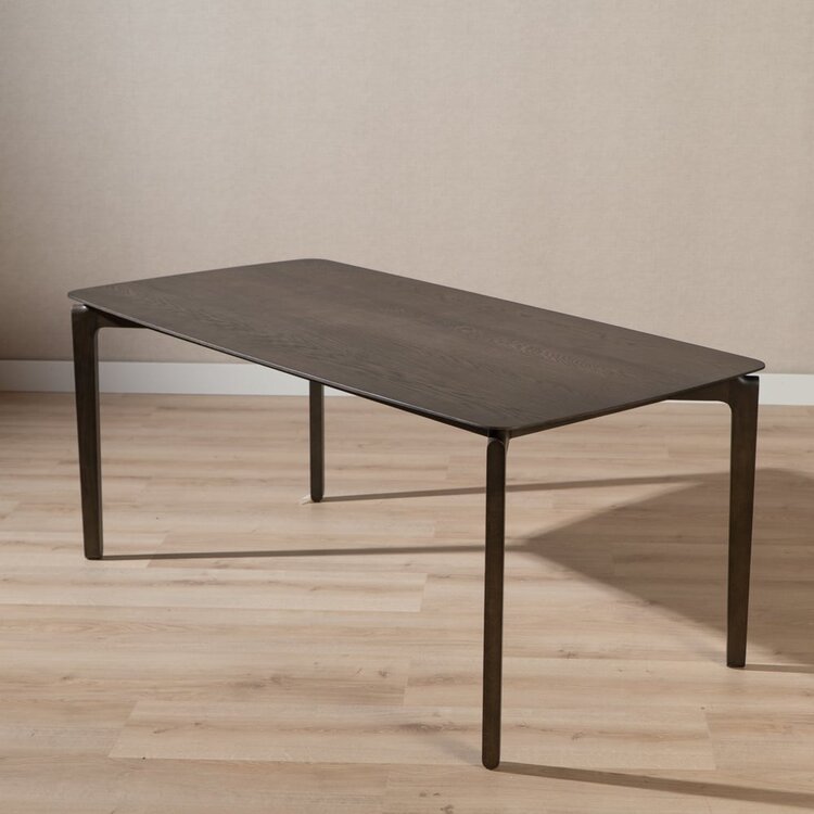 Table à manger scandinave Cala noyer 180 x 90 cm