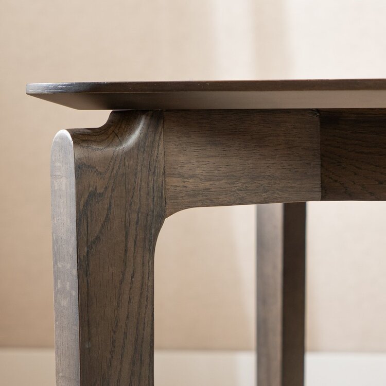 Table à manger scandinave Cala noyer 180 x 90 cm
