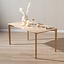 Table à manger scandinave Cala en chêne naturel 160 x 90 cm