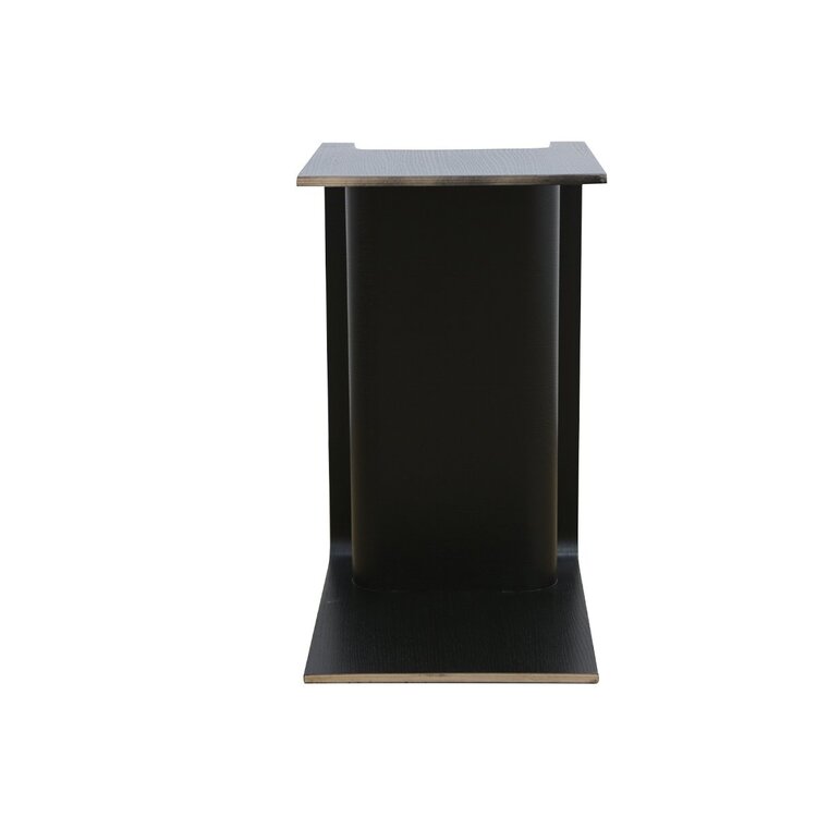 Table d’appoint / table basse scandinave Isla 60x35x45 cm noire