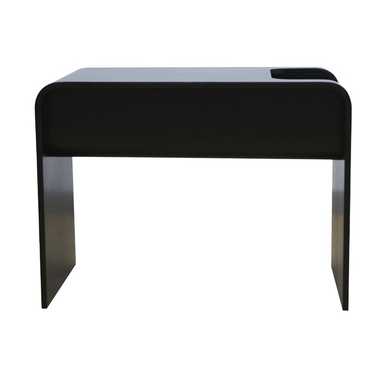 Table d’appoint / table basse scandinave Isla 60x35x45 cm noire