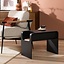 Table d’appoint / table basse scandinave Isla 60x35x45 cm noire