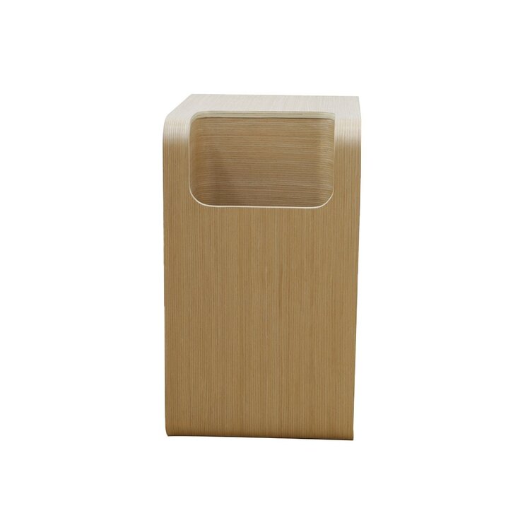 Table d’appoint / table basse scandinave Isla 60x35x45 cm en chêne naturel