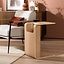 Table d’appoint / table basse scandinave Isla 60x35x45 cm en chêne naturel