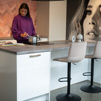 Tabouret de bar réglable