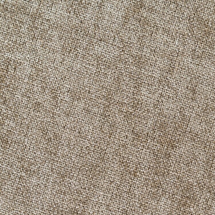 Chaise de salle à manger en velours Bret taupe