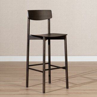 Tabouret de bar Miquel noyer 78,5 cm