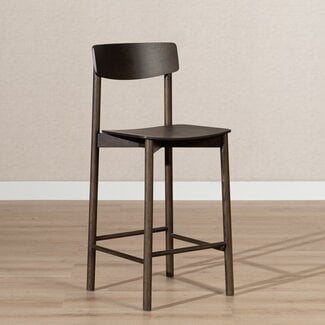Tabouret de bar Reza noyer 68,5 cm