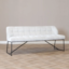Banc de salle à manger scandinave Jelle blanc cassé 155 cm