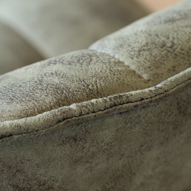 Banc de salle à manger Abel en microfibre vert olive 220 cm