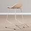 Tabouret de bar scandinave Ellen taupe 66cm