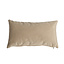 Coussin Anna velours champagne 25 x 45 cm