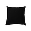 Coussin Anna velours noir 45 x 45 cm
