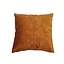 Coussin Beau velours jaune 45 x 45 cm