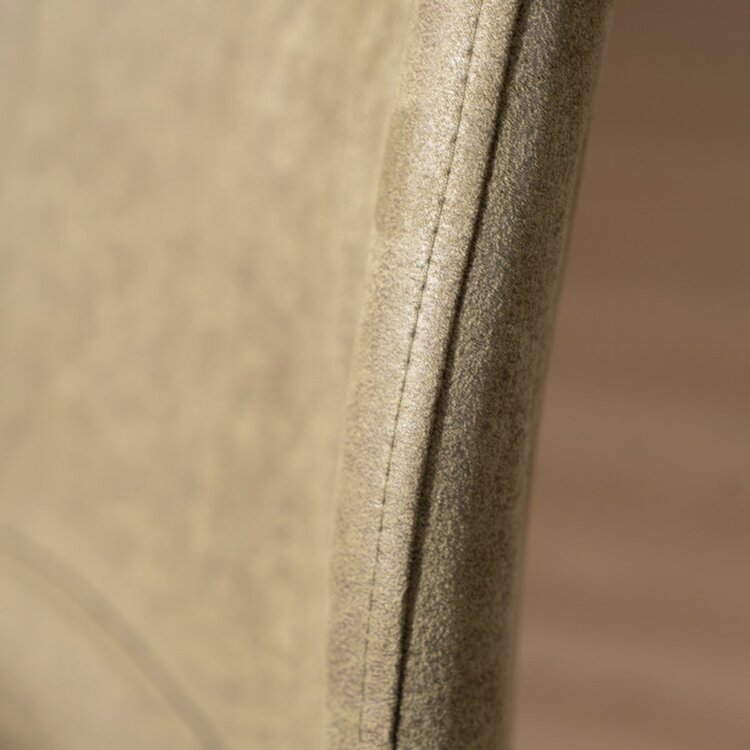 Tabouret de bar industriel Barrel cuir écologique vert 69 cm