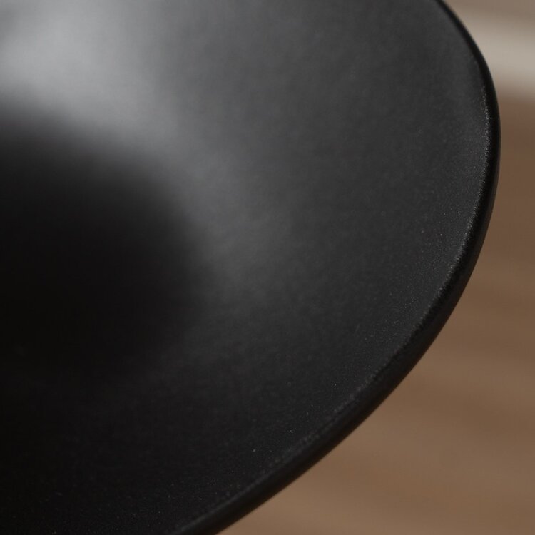 Tabouret de bar Ellen noir design Scandinave 76 cm