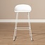 Tabouret de bar Ellen blanc design Scandinave 76 cm