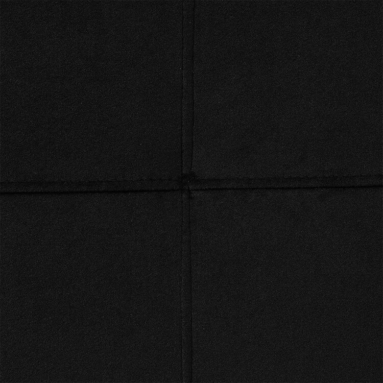 Canapé convertible lit 140 x 200 cm Mikko en velours noir