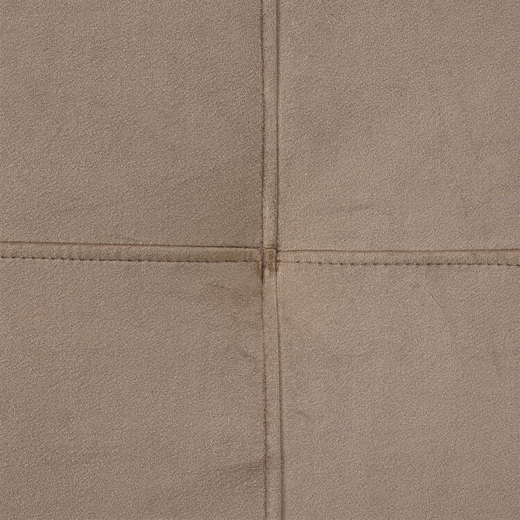 Canapé convertible lit 140 x 200 cm Mikko en velours taupe