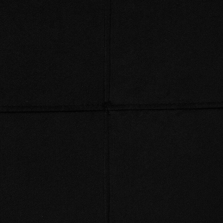 Fauteuil convertible lit 80 x 190 cm Hanna en velours noir